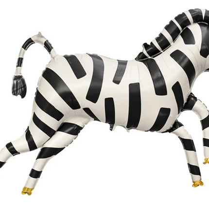 Balon foliowy Zebra, 115x85 cm