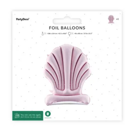 Balon foliowy Muszla, 96x80 cm