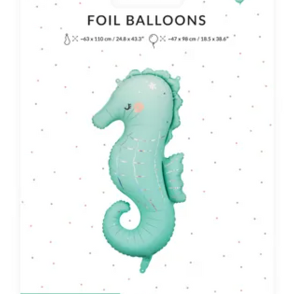 Balon foliowy Konik morski, 47x98 cm