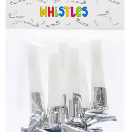 Gwizdki, srebrny 6 szt.