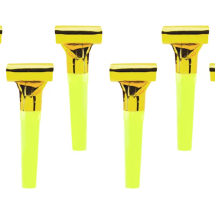 Gwizdki, złoty 6 szt.