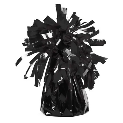 Ciężarek do balonów, foliowy, czarny