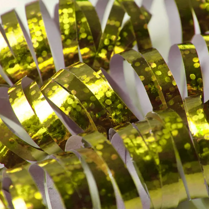 Serpentyny holograficzne, złoty, 3,8m