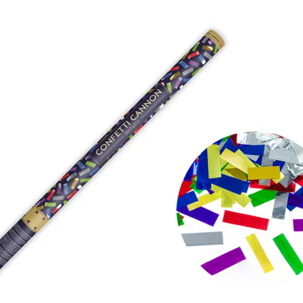 Tuba z konfetti, mix, 80cm