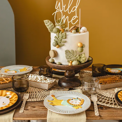 Topper drewniany Wild One, 22cm