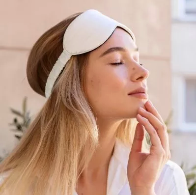 Eye SPA zestaw opaska i krem pod oczy Night Cloud - ecru