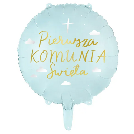 Balon foliowy ''Komunia Święta'', 45 cm