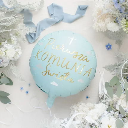 Balon foliowy ''Komunia Święta'', 45 cm