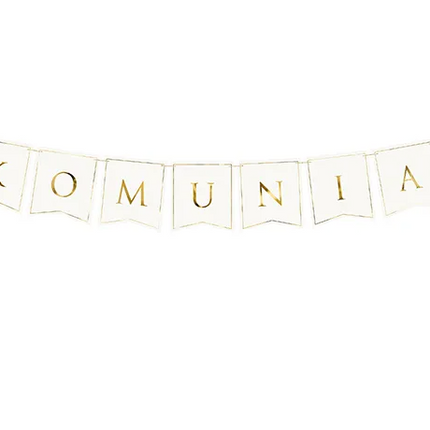 Baner I Komunia Św., 15x133cm