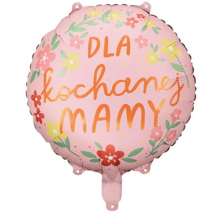Balon foliowy ''Dla kochanej mamy'', 45 cm