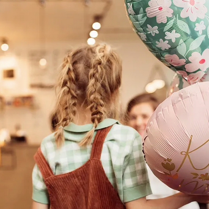 Balon foliowy ''Kocham Cię Mamo'', 45 cm, różowy