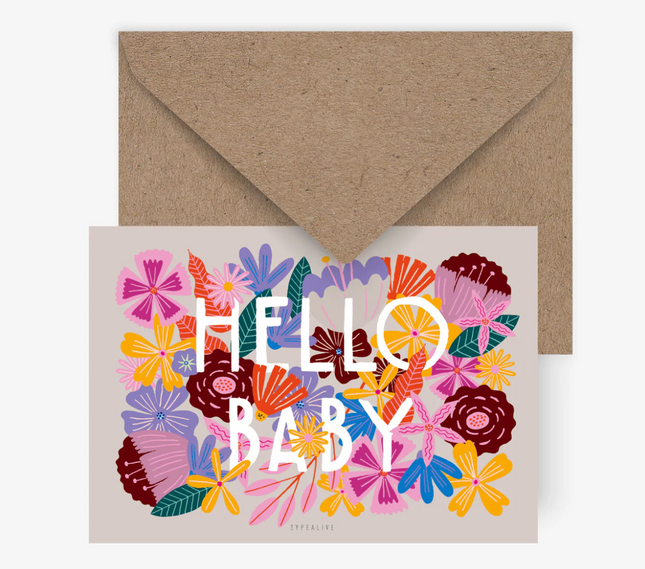 Kartka Bloomy Baby - Yooglo