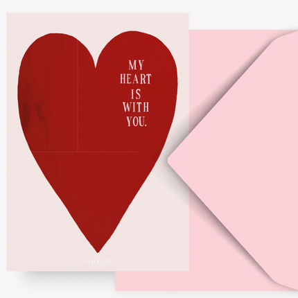 Kartka My Heart Is With You - Yooglo