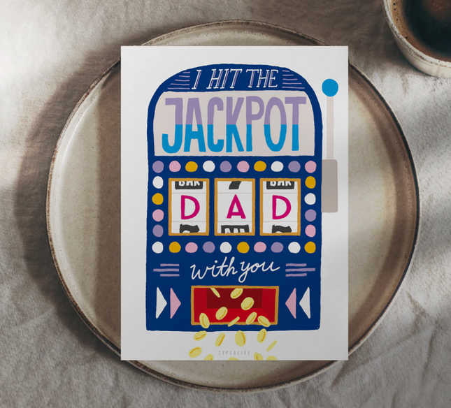 Kartka Jackpot Dad - Yooglo
