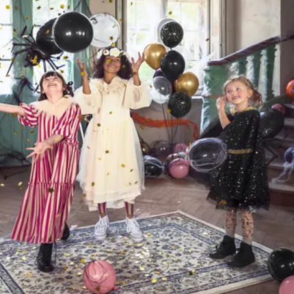 Strój dla dziewczynki - Peleryna czarna - Yooglo