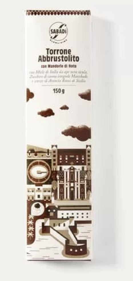 Torrone Abrusolito - nugat ciemny - Yooglo