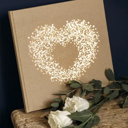 Album/Księga Gości kraft serce - księga gości