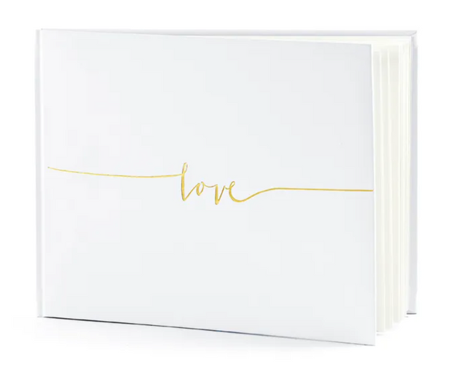 Album/Księga Gości LOVE złoty - księga gości