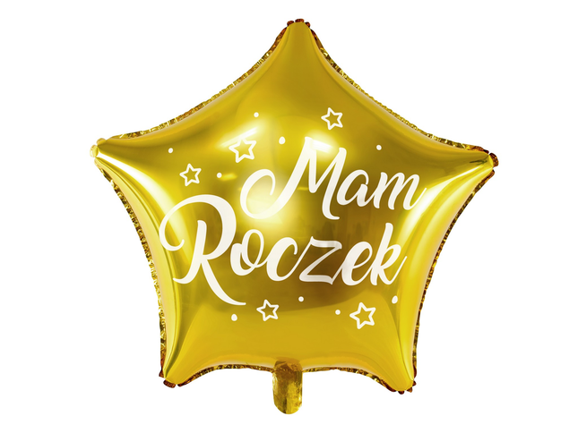 Balon foliowy Gwiazdka - Mam Roczek - Yooglo