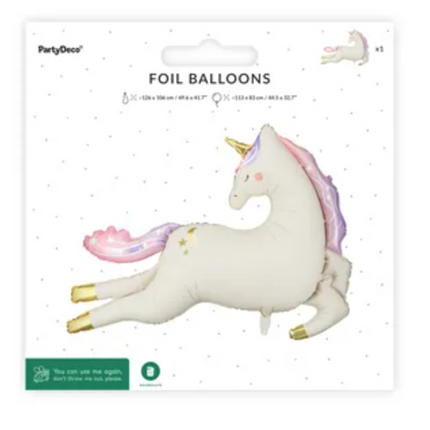 Balon foliowy Jednorożec 113x83 cm - balony