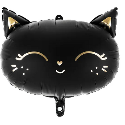 Balon foliowy Kotek 48x36cm czarny - balony