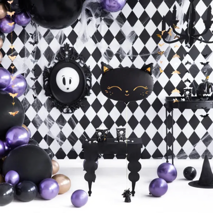 Balon foliowy Kotek 48x36cm czarny - balony