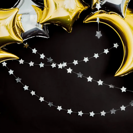 Balon foliowy Księżyc 60cm złoty - balony