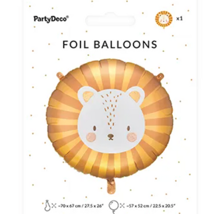 Balon foliowy Lew 70x67 cm - balony