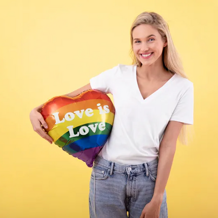 Balon foliowy Love is Love 35cm - balon foliowy