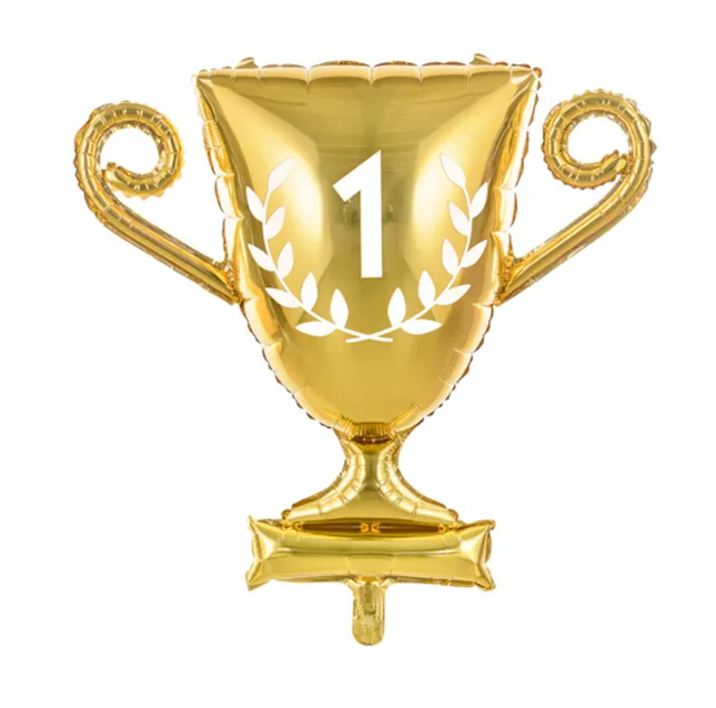 Balon foliowy Puchar 64x61cm złoty - balony