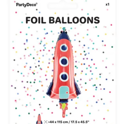 Balon foliowy Rakieta 44x115cm - balony
