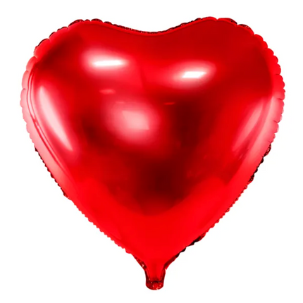 Balon foliowy Serce 61cm czerwony - balon foliowy