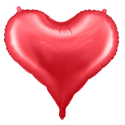 Balon foliowy Serce 75x64,5 cm czerwony - balon foliowy