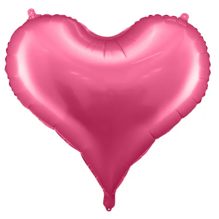 Balon foliowy Serce 75x64,5 cm różowy - balon foliowy
