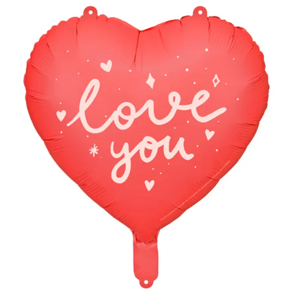 Balon foliowy Serce ’’I love you’’ 45 cm - balon foliowy