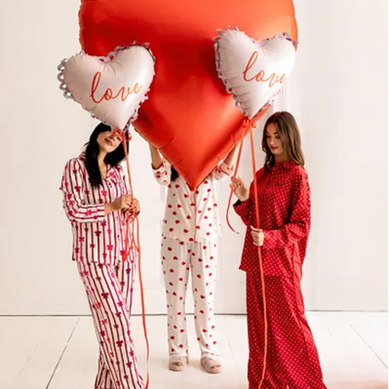 Balon foliowy Serce LOVE 50x47cm - balon foliowy