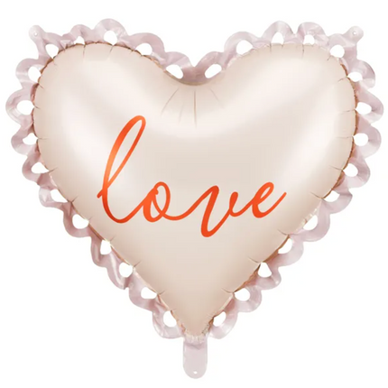 Balon foliowy Serce LOVE 50x47cm - balon foliowy