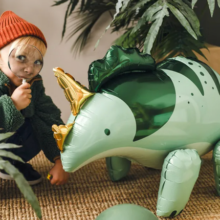 Balon foliowy Triceratops 101x60.5cm zielony - balony