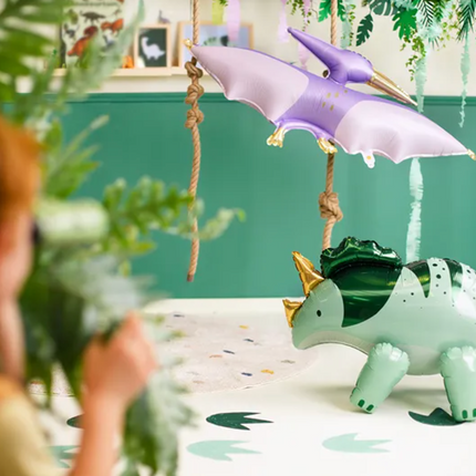 Balon foliowy Triceratops 101x60.5cm zielony - balony