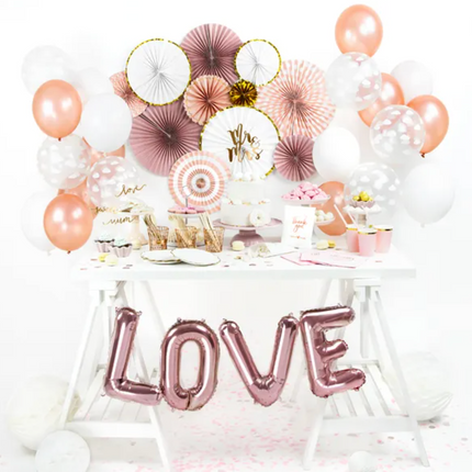 Balony 30cm Chmurki Crystal Clear opak. 50szt. - balony