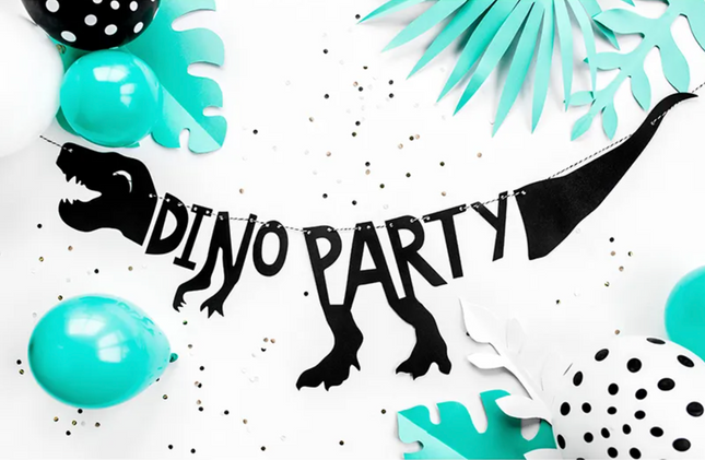 Baner Dinozaury - Dino Party 20x90 cm - baner