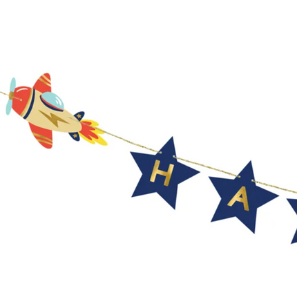 Baner Happy Birthday Samoloty 2.5 m - baner