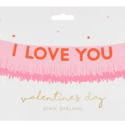 Baner I Love You 150x30 cm - baner