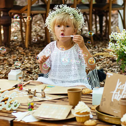 Bańki mydlane Serduszko biały - bańki mydlane