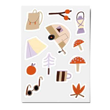 Naklejki odblaskowe "Camping" - Yooglo