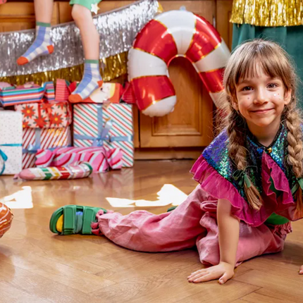 Cekinowy kołnierzyk mix - kołnierz