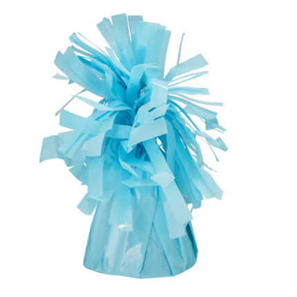 Ciężarek do balonów foliowy jasny błękit - ciężarek do balonów