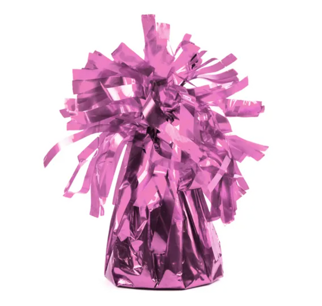 Ciężarek do balonów foliowy róż - ciężarek do balonów