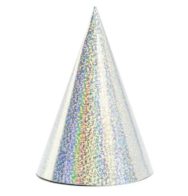 Czapeczki holograficzne srebrny - czapeczki