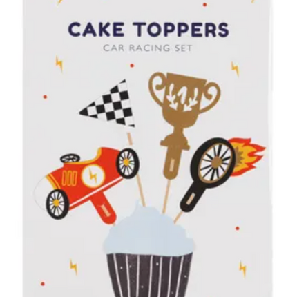 Dekoracje do muffinek Autka 12 cm mix - dekoracje do muffinek